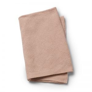 Elodie Details Moss-Knitted Blanket - Powder Pink