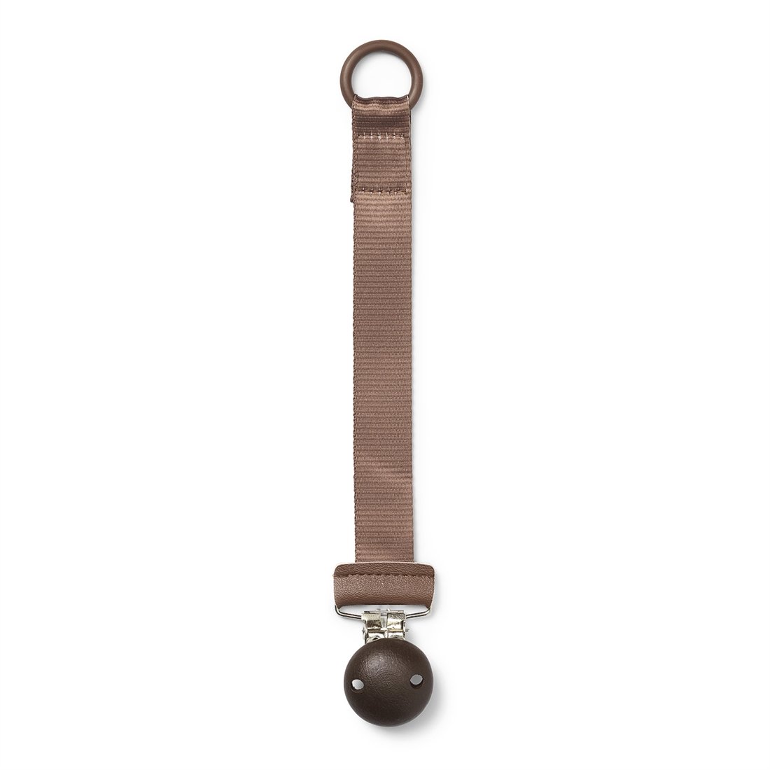 Elodie Details Soother Clip Wood - Chocolate